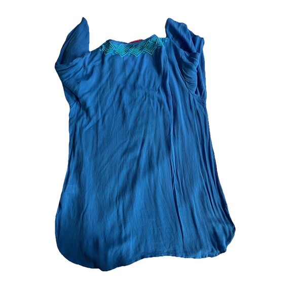 Lilly Pulitzer For Target NWT Swim Cover Size M Blue Embroidered Pool Beach - Picture 3 of 9